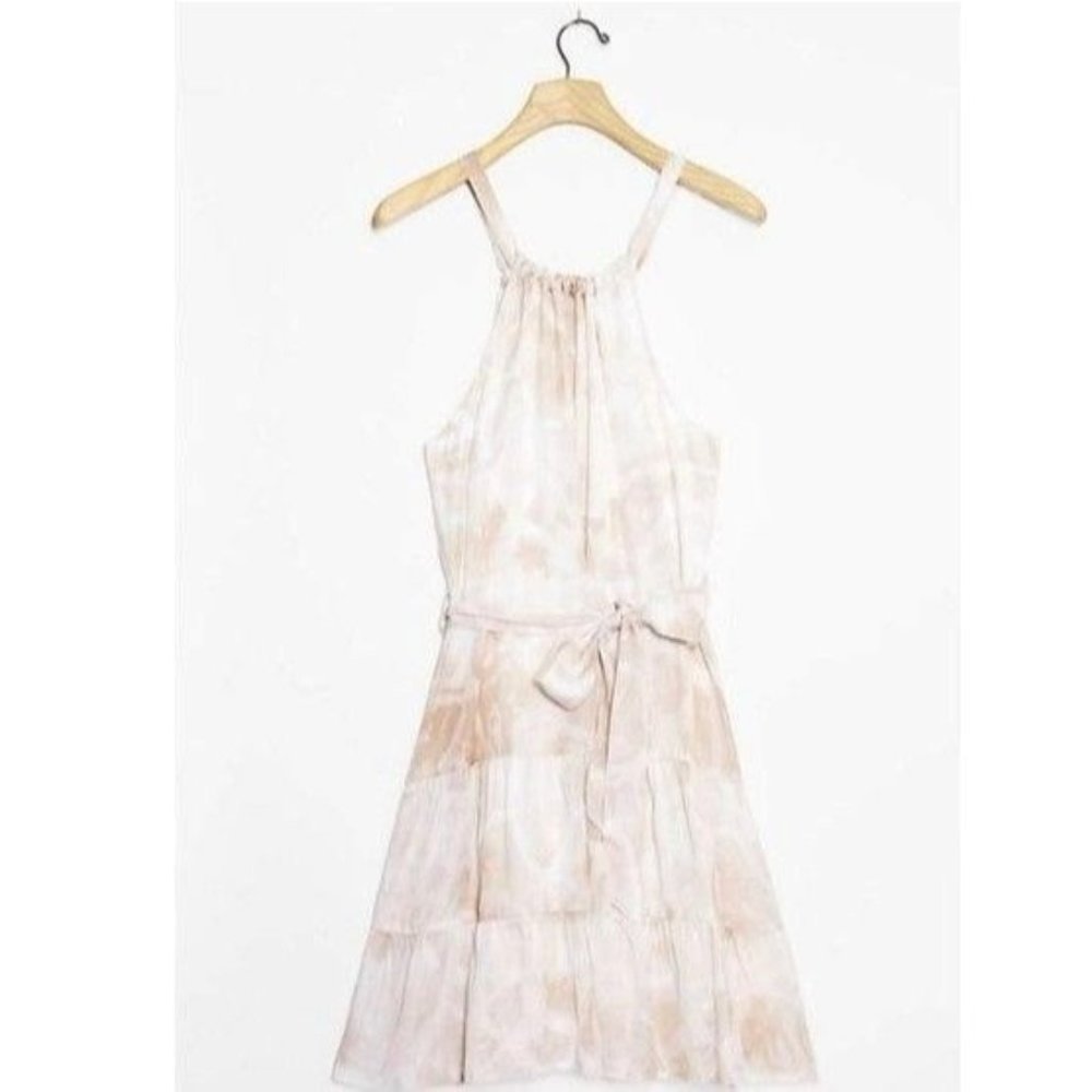 Anthropologie Cloth & Stone Evanne Halter Mini Dress